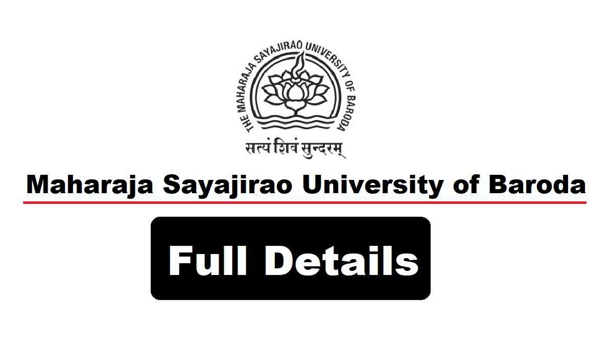 MSU Baroda Recruitment