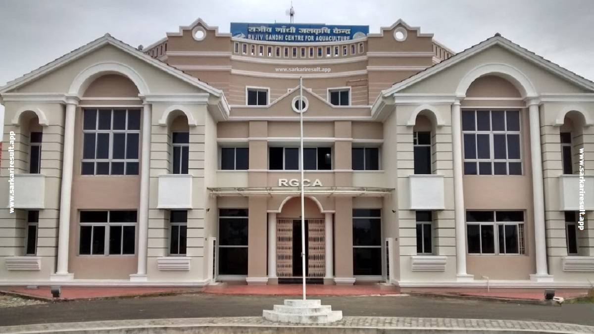 RGCA - Rajiv Gandhi Centre for Aquaculture