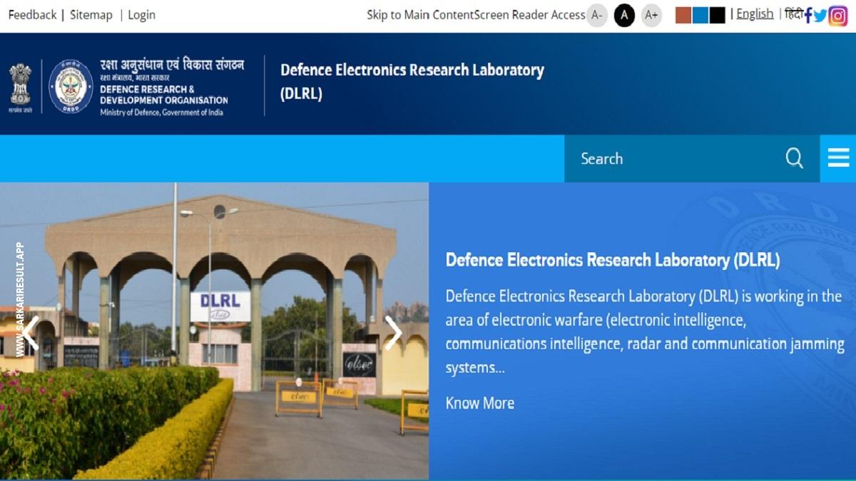 DRDO DLRL - Defence Research and Development Organisation Defence Electronics Research Laboratory