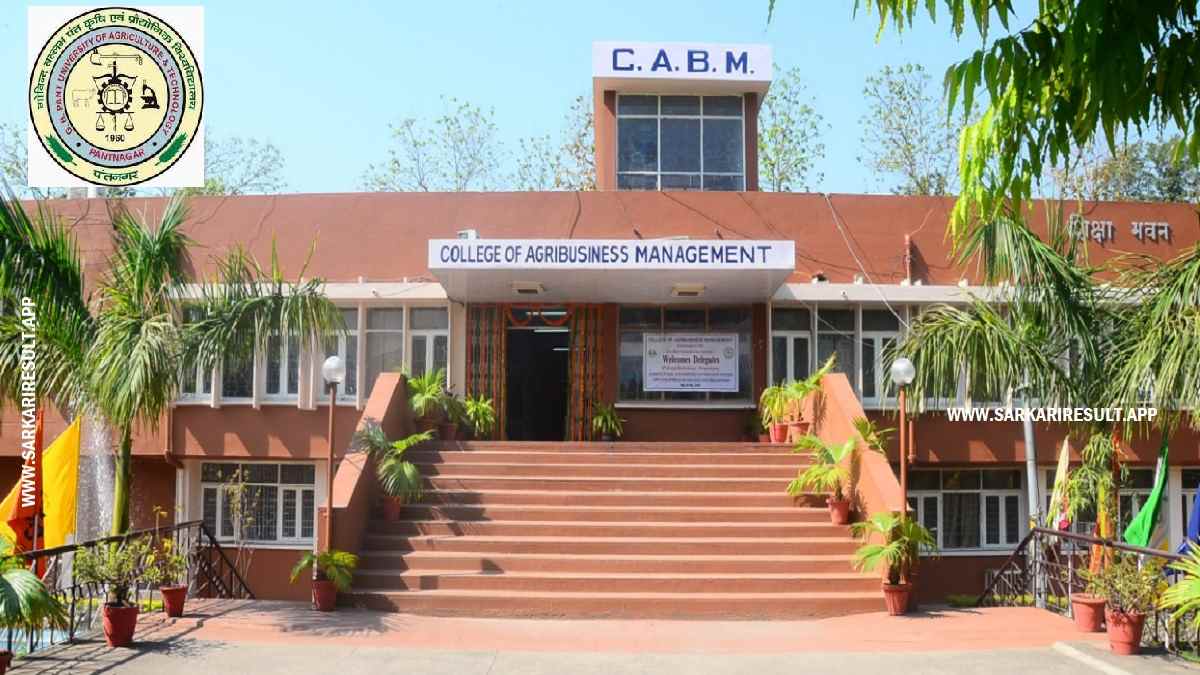GBPUAT - Govind Ballabh Pant University of Agriculture and Technology