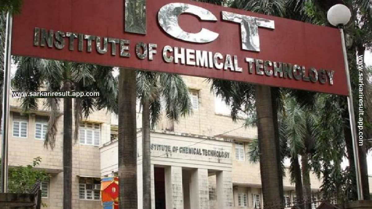 ICT Mumbai - Institute of Chemical Technology Mumbai