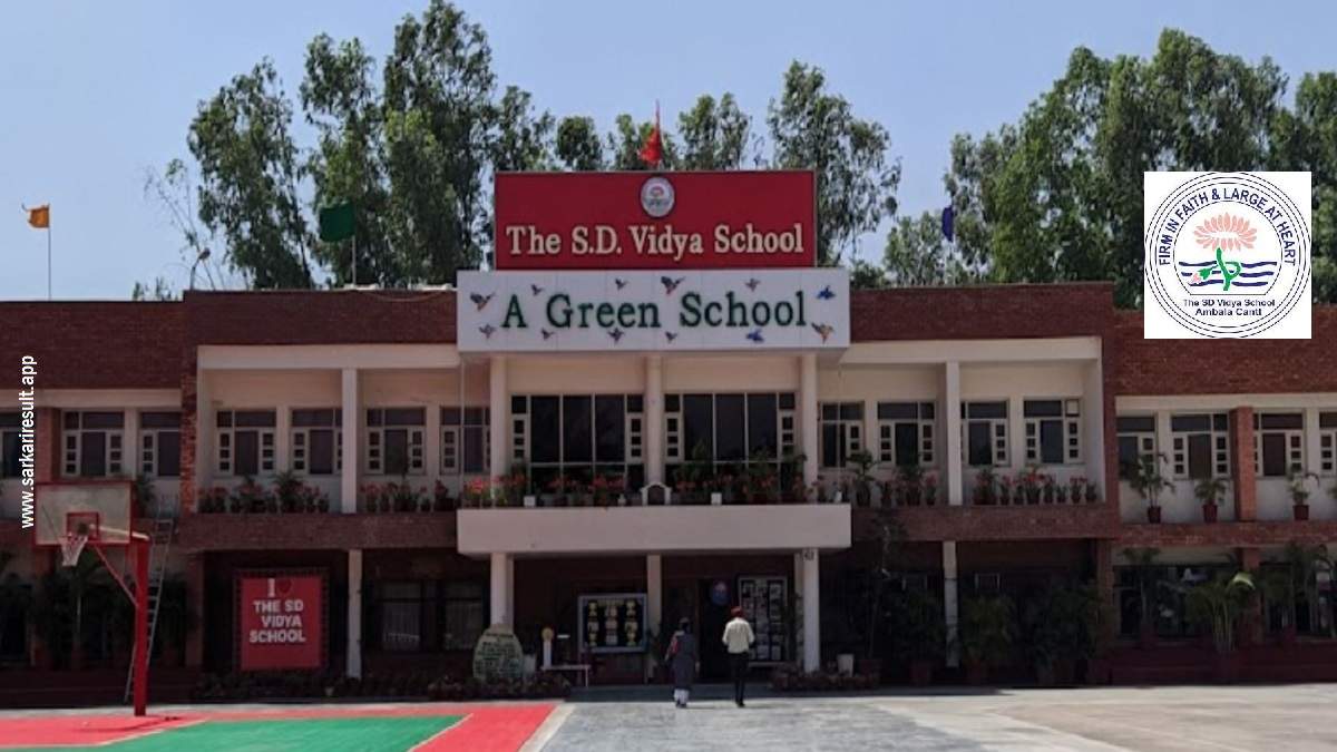 SD Vidya School Ambala Cantt