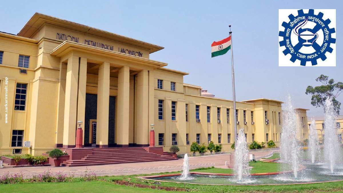 CSIR NML - National Metallurgical Laboratory