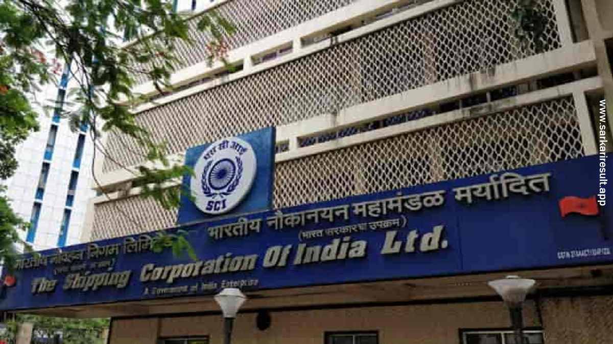 SCI-Shipping Corporation Of India Limited
