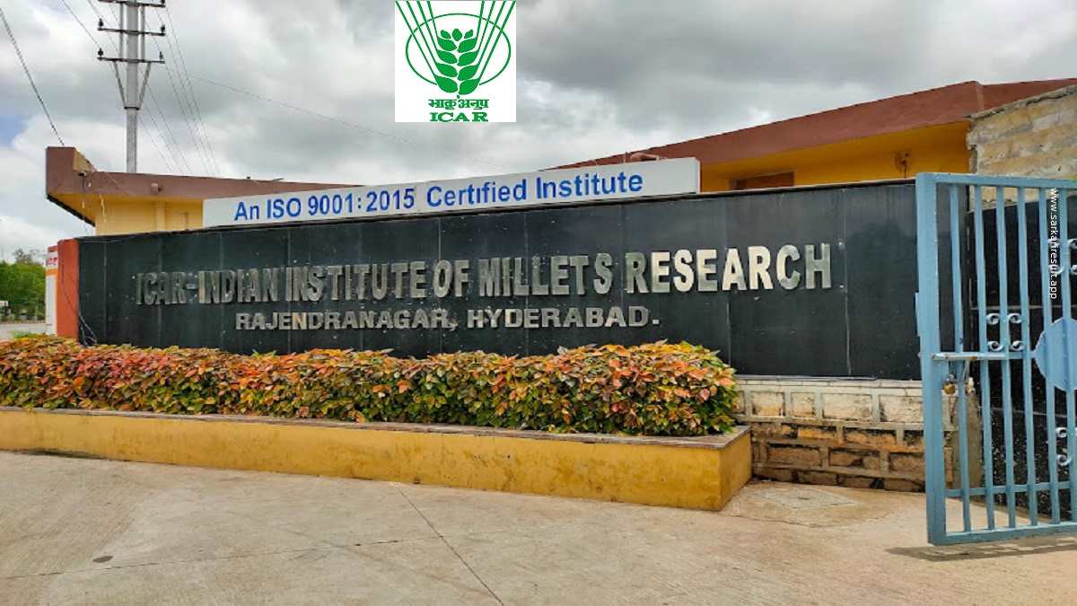 ICAR IIMR - Indian Institute of Millets Research Telangana