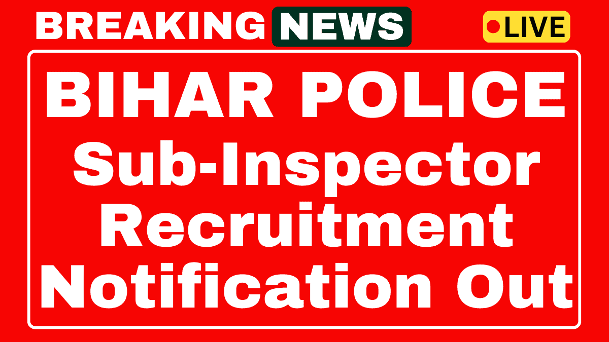 Bihar BPSSC Sub-Inspector Prohibition Recruitment 2025