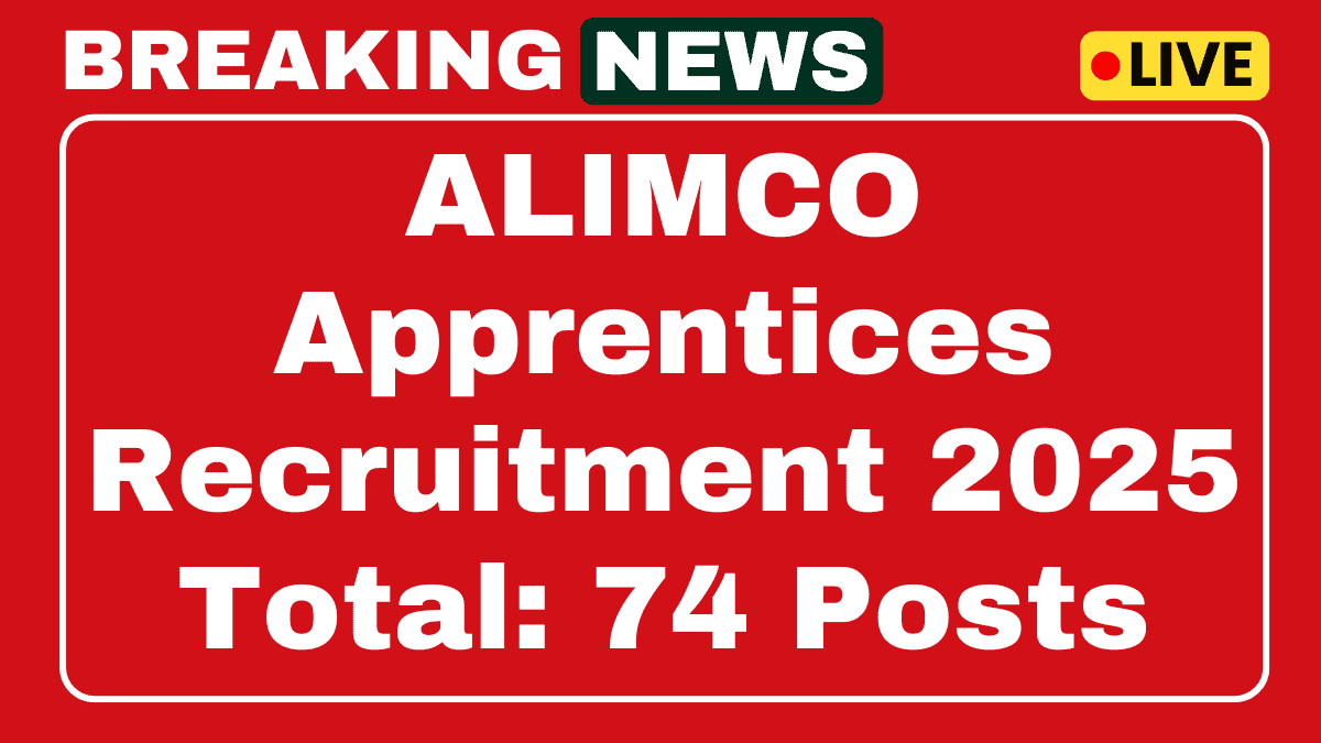 ALIMCO Apprentice Recruitment 2025