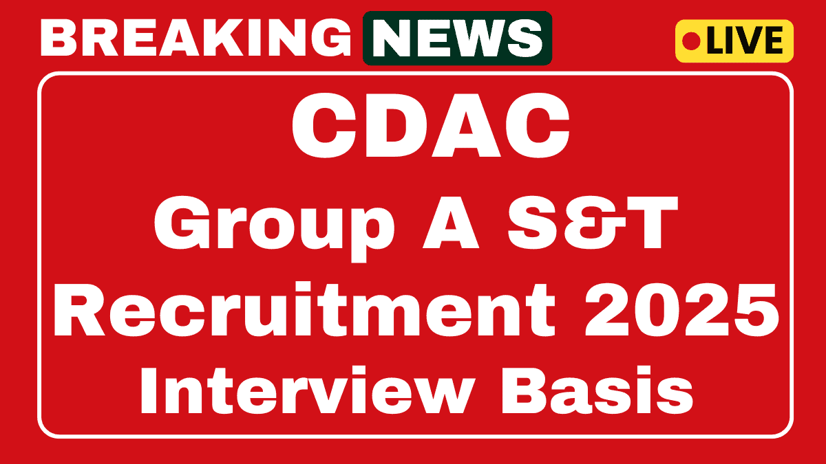 CDAC集团AS＆T招聘2025在线应用63个不同的帖子