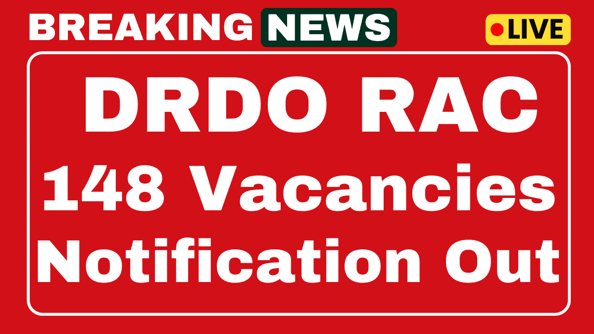 DRDO RAC Recruitment 2025