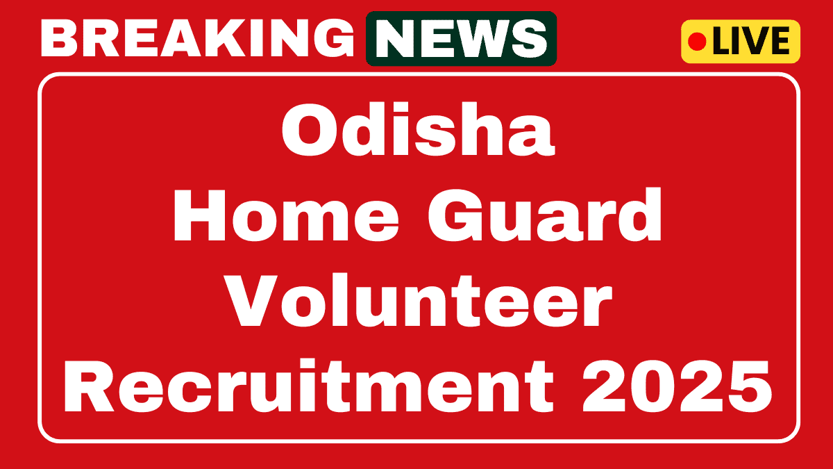 Odisha Home Guard Volunteer Bharti 2025