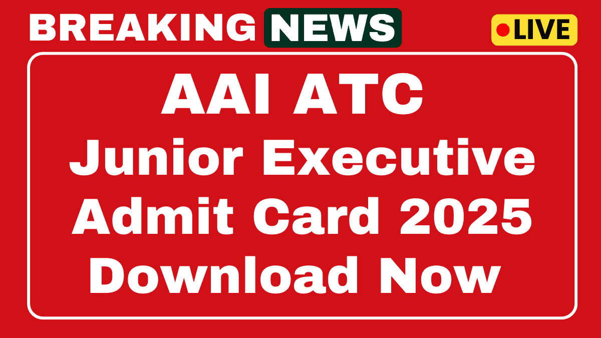 AAI ATC Admit Card 2025 Link