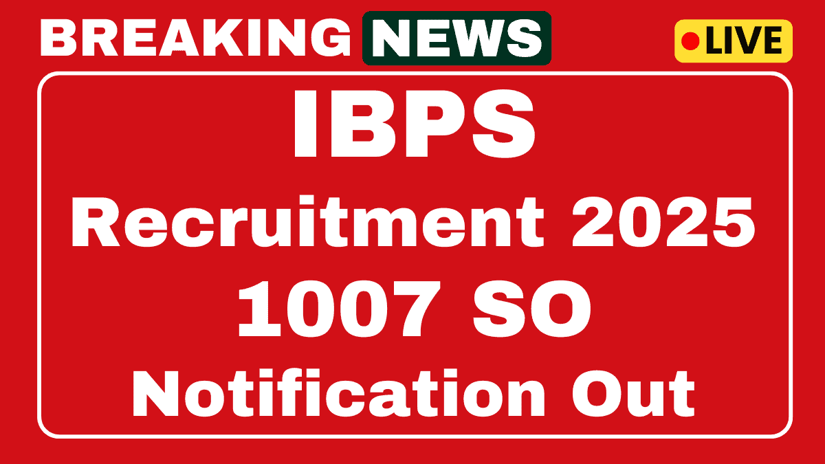 IBPS SO 2025