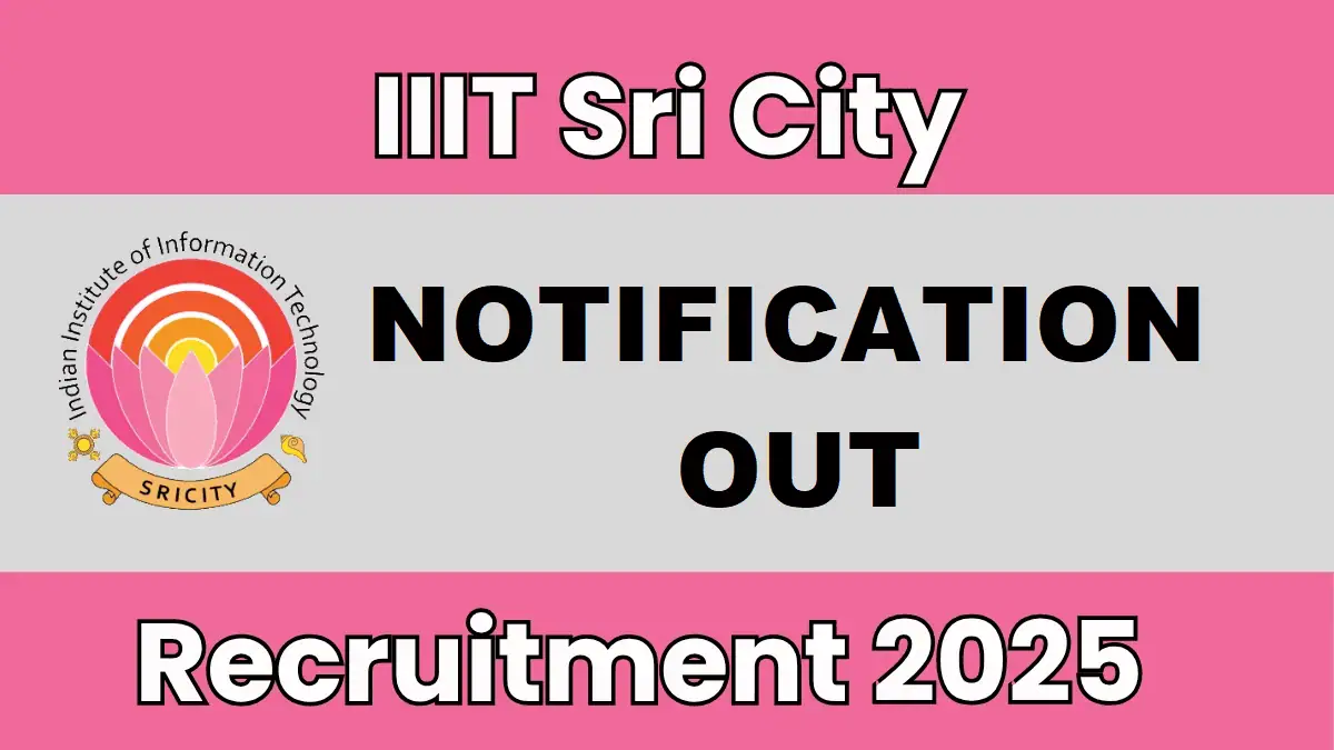 IIIT Sri City Recruitment