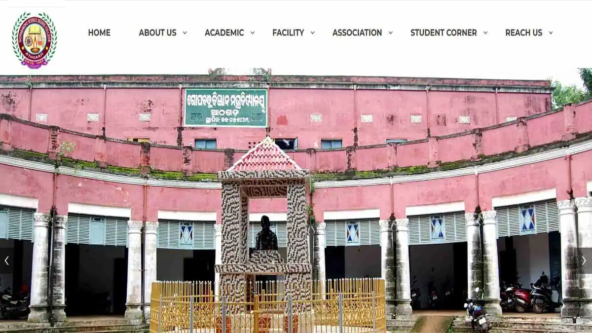 Gopabandhu Science College Athagarh