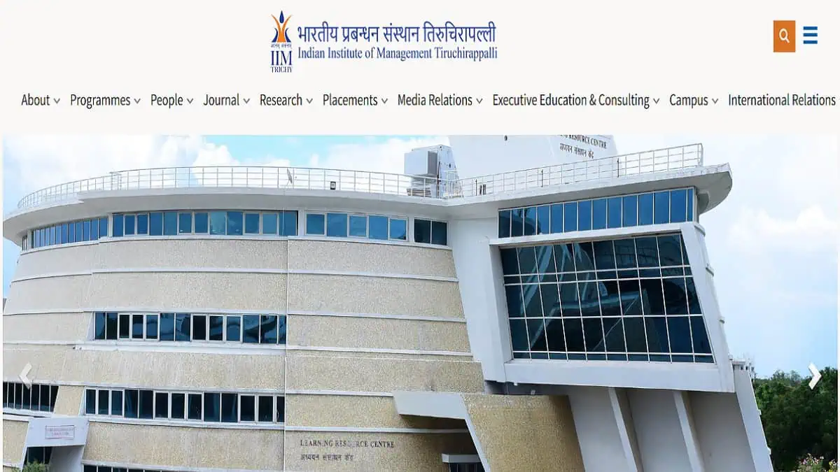Indian Institute of Management Tiruchirappalli - IIM Tiruchirappalli