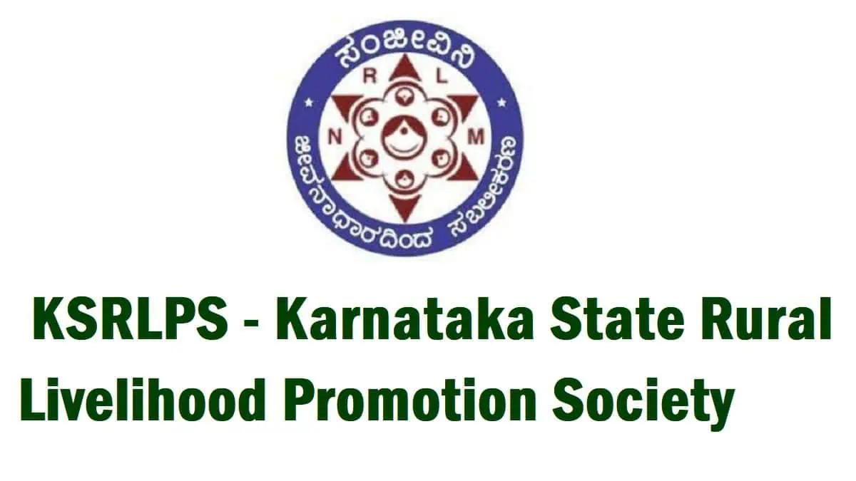 Karnataka State Rural Livelihood Promotion Society - KSRLPS