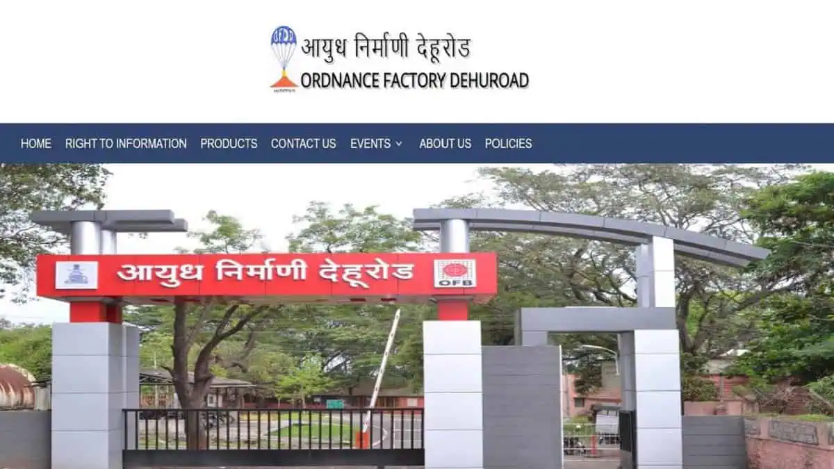 Ordnance Factory Dehu Road - OFDR