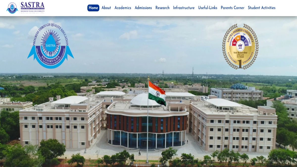 SASTRA Deemed University - SASTRA