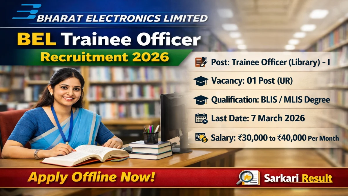 BEL Trainee Officer Recruitment 2026 – Offline Form 3 BEL Trainee Officer Recruitment 2026