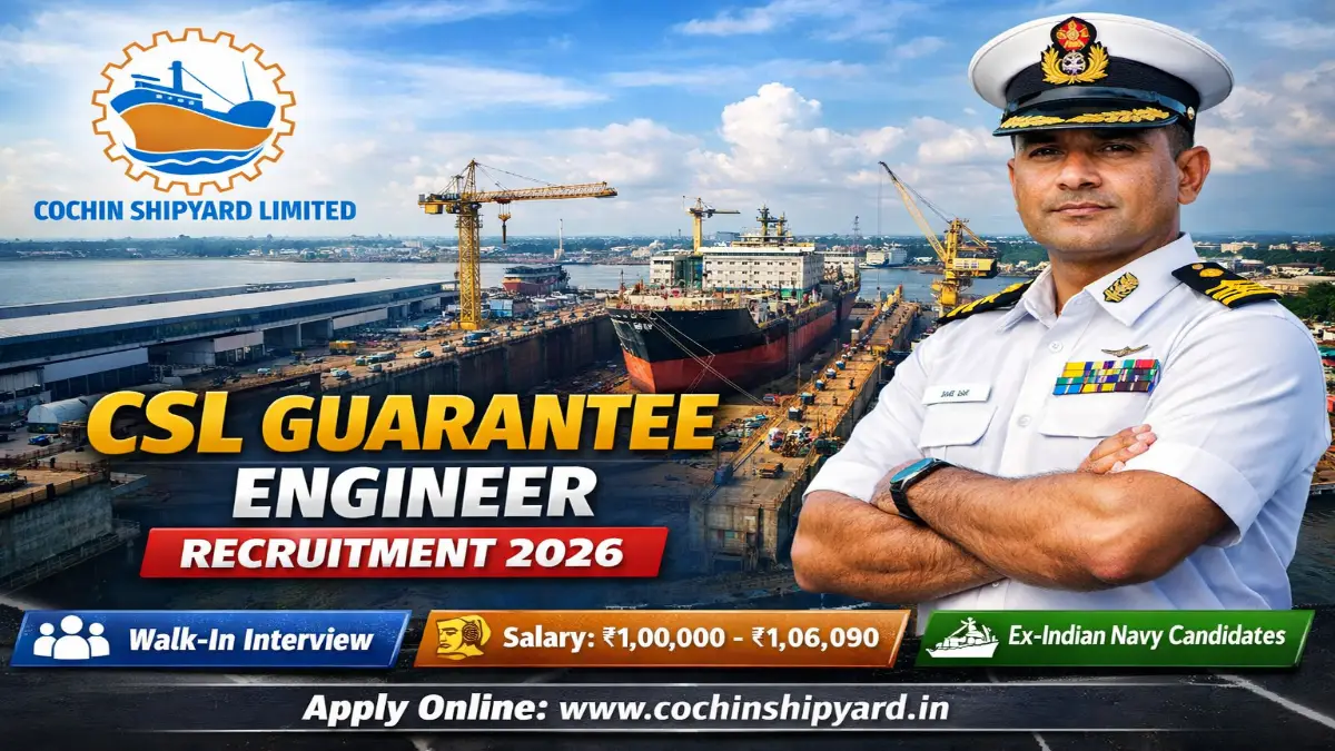 CSL Guarantee Engineer Recruitment 2026 – Apply Online 01 Post 3 CSL Guarantee Engineer Recruitment 2026