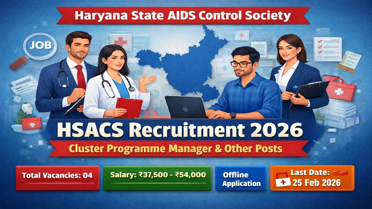 HSACS Recruitment 2026