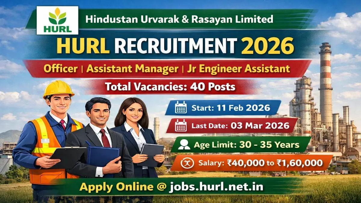 HURL Various Posts Recruitment 2026