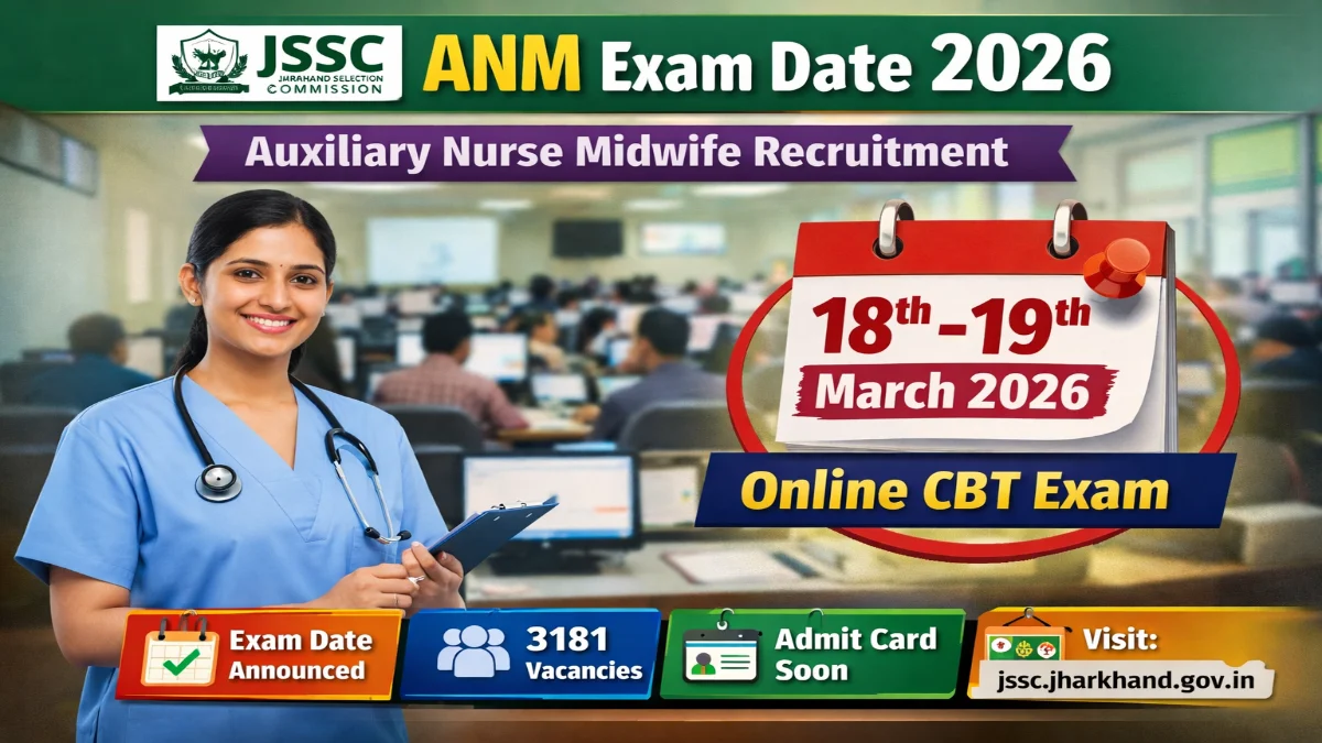 JSSC ANM Exam Date 2026 Out for 3181 Posts Download Details Here 3 JSSC ANM Exam Date 2026