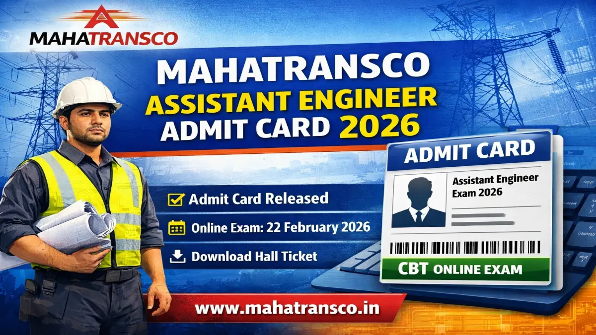 MAHATRANSCO Assistant Engineer Admit Card 2026 Out Download Link 3 MAHATRANSCO Assistant Engineer Admit Card