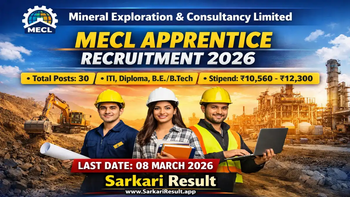 MECL Recruitment 2026 – Apply Online 30 Apprentice Post 3 MECL Recruitment 2026