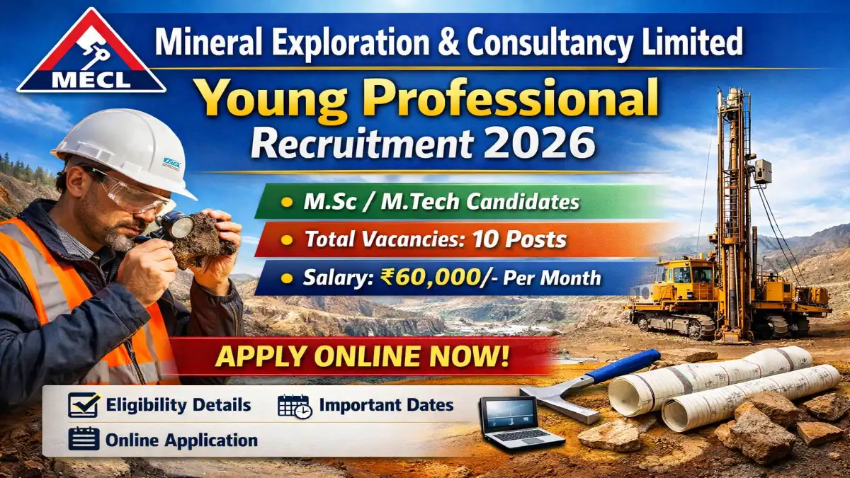 MECL Young Professional Recruitment 2026 Out – Apply Online 10 Posts 3 MECL Young Professional Recruitment 2026