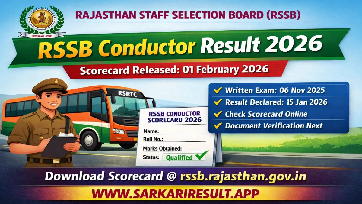 RSSB Conductor Scorecard 2026 OUT