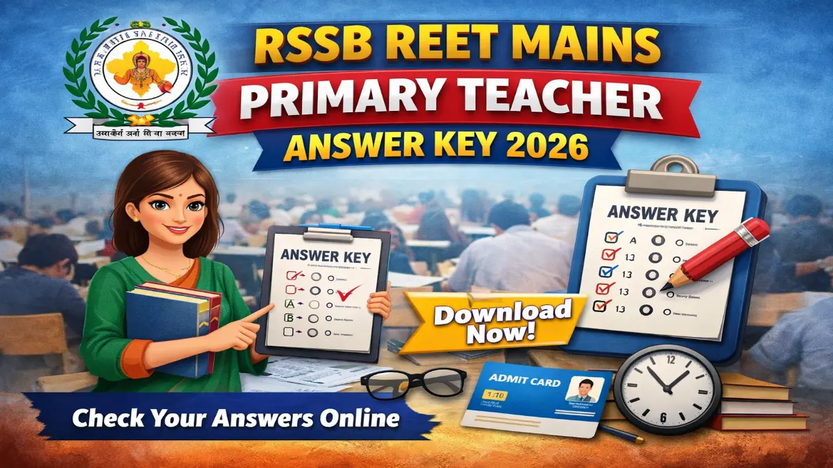 RSSB REET Mains Primary Teacher Answer Key 2026 Out Download Now 3 RSSB REET Mains Primary Teacher Answer Key 2026