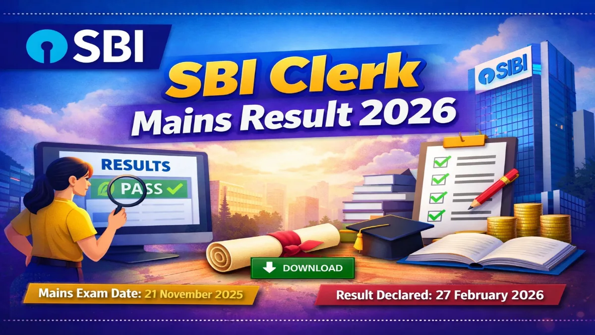 SBI Bank Clerk Mains Result 2026 Out For 5180 Posts Check Now 3 SBI Bank Clerk Mains Result
