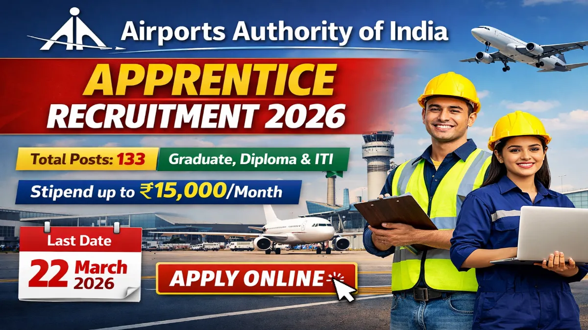 AAI Apprentices Recruitment 2026