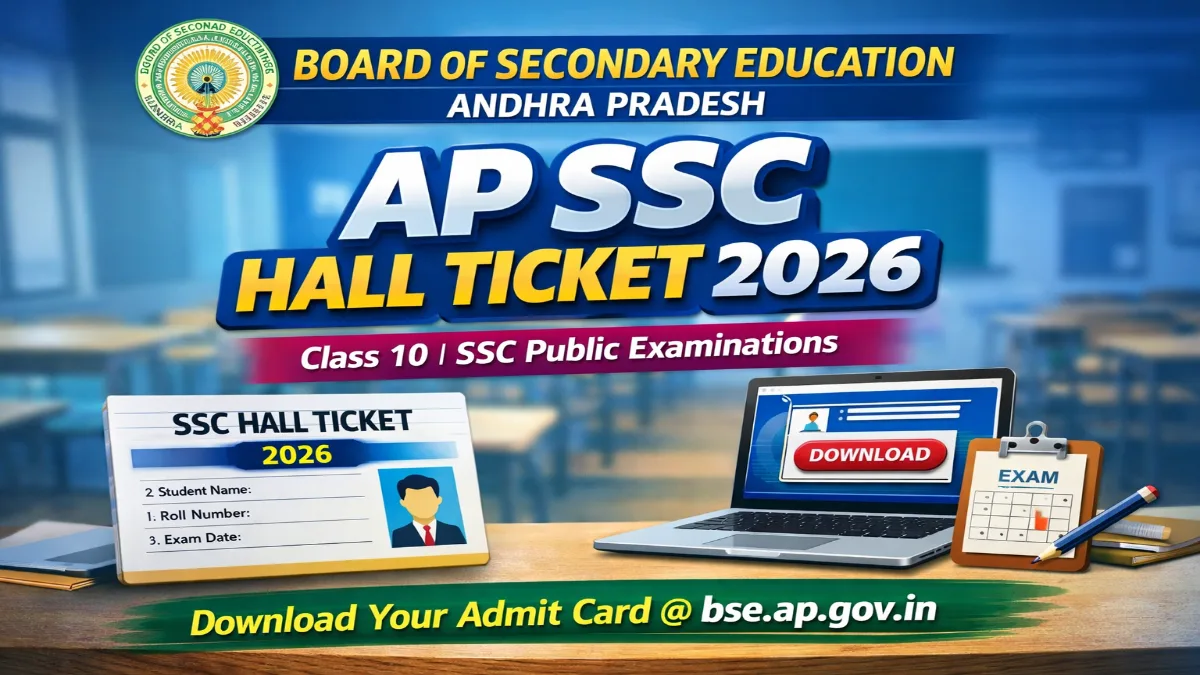 AP SSC Hall Ticket 2026 OUT – Download BSEAP Class 10 Admit Card Here 3 AP SSC Hall Ticket 2026 OUT