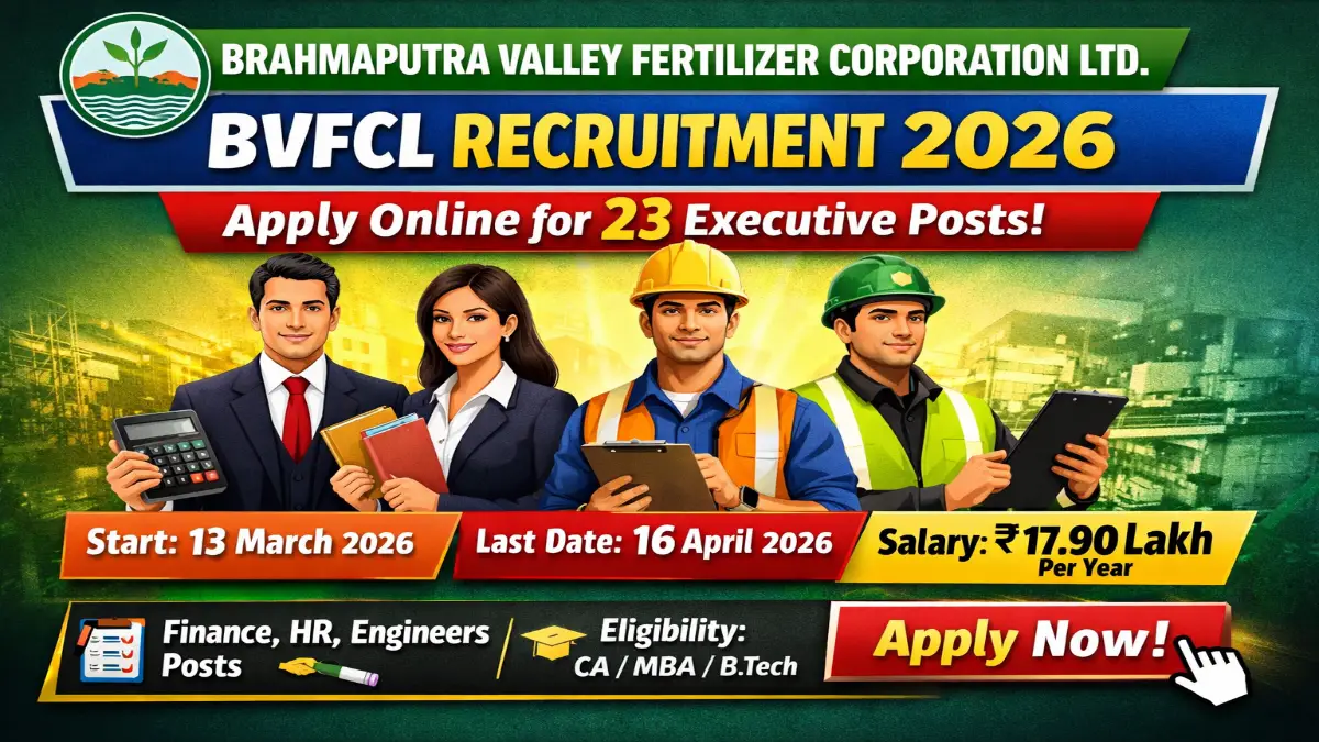 BVFCL Executive Posts Online Form