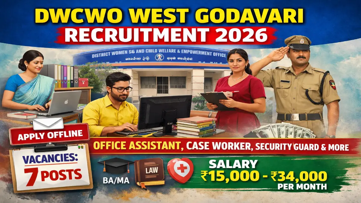 DWCWO West Godavari Recruitment 2026
