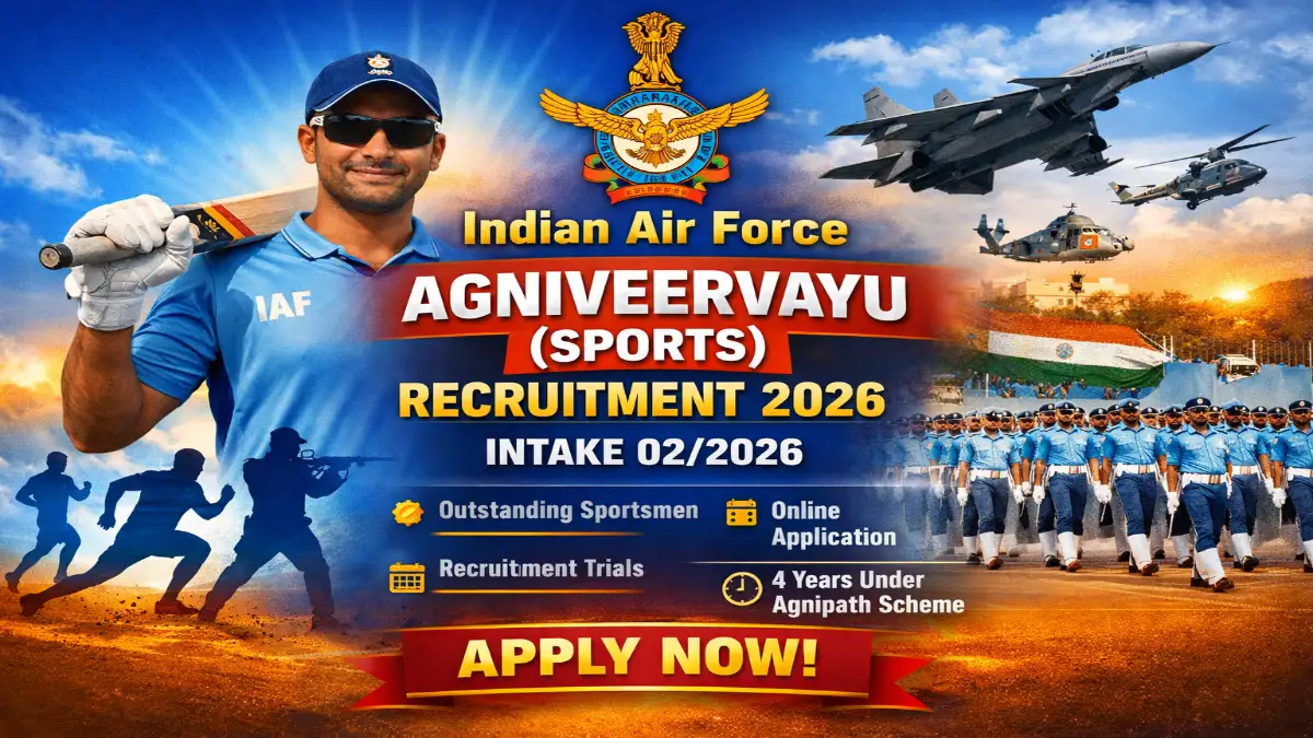 IAF Agniveervayu Sports Recruitment 2026