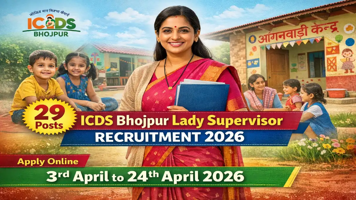 ICDS Bhojpur Vacancy 2026