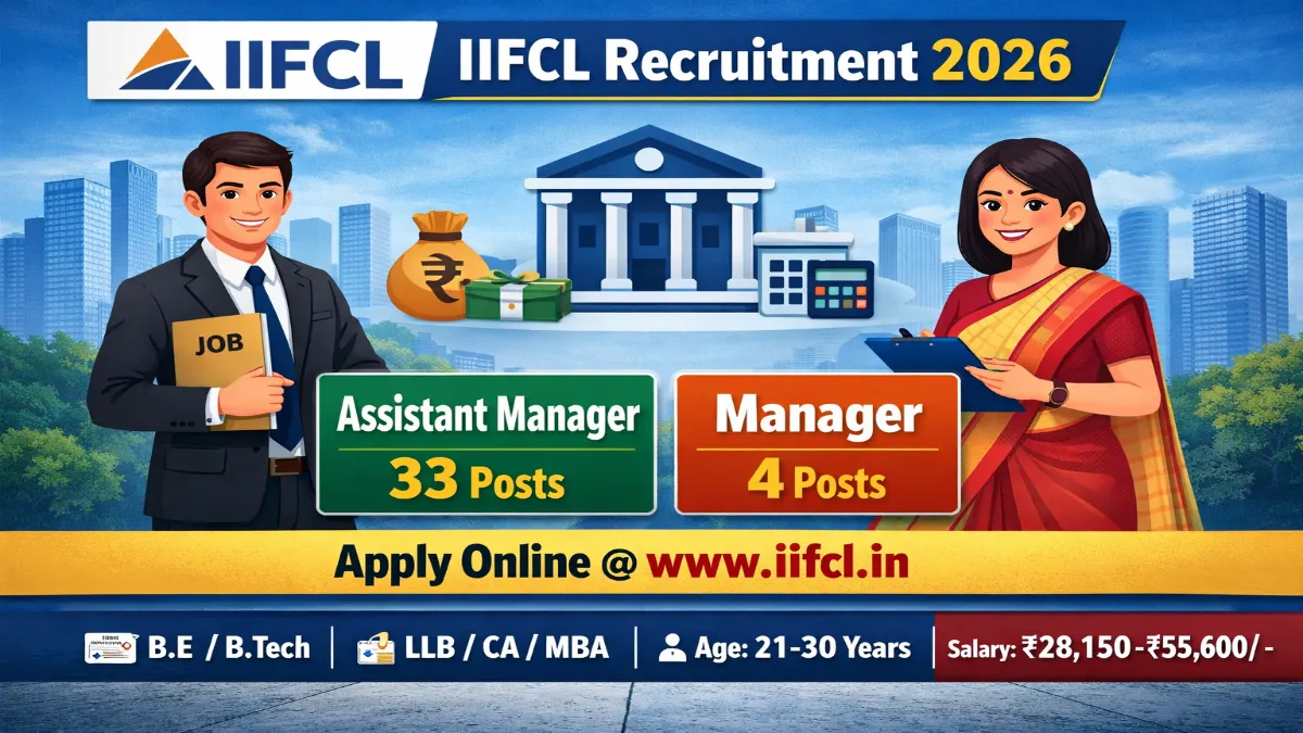 IIFCL Asst Manager & Manager Recruitment 2026