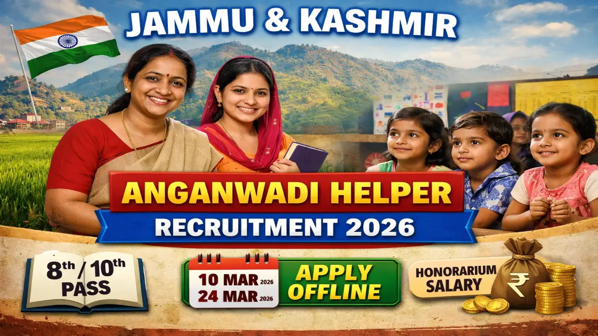 J&K Anganwadi Recruitment 2026