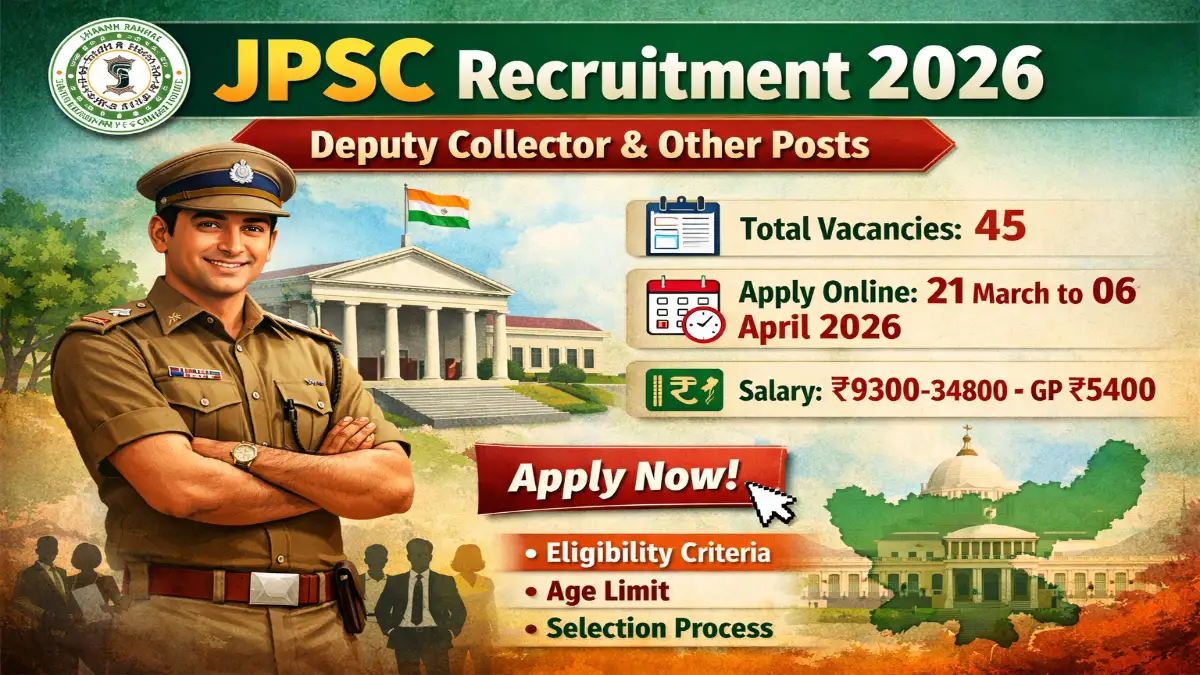 JPSC Deputy Collector Recruitment 2026