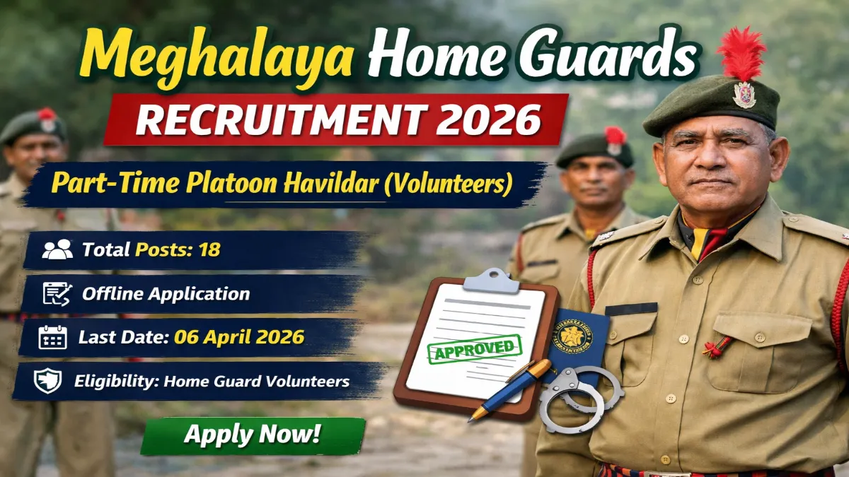 Meghalaya Home Guards Recruitment 2026