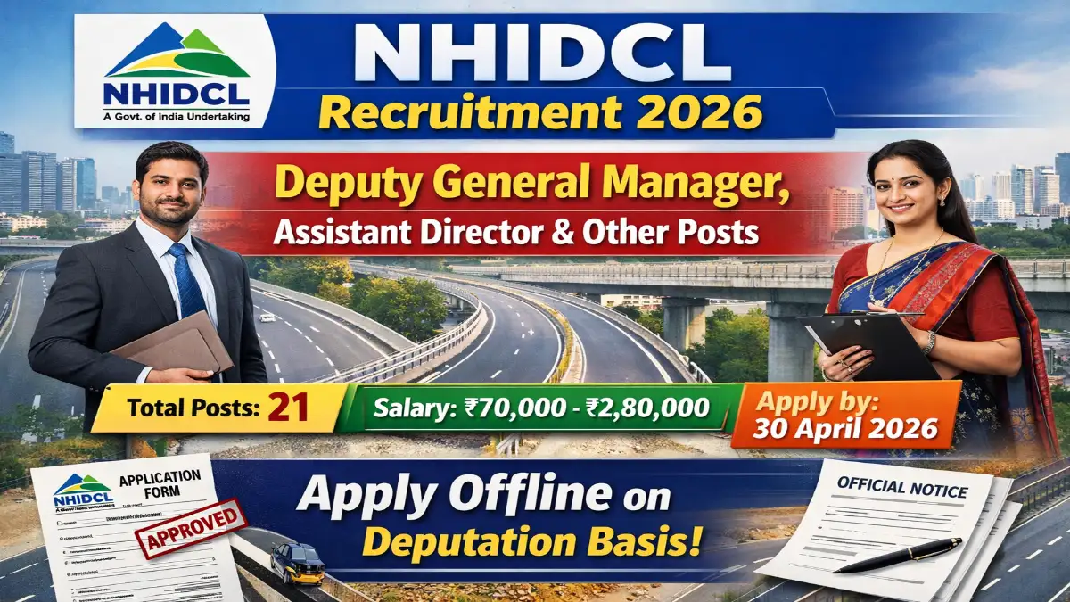 NHIDCL Non-Technical Posts 2026