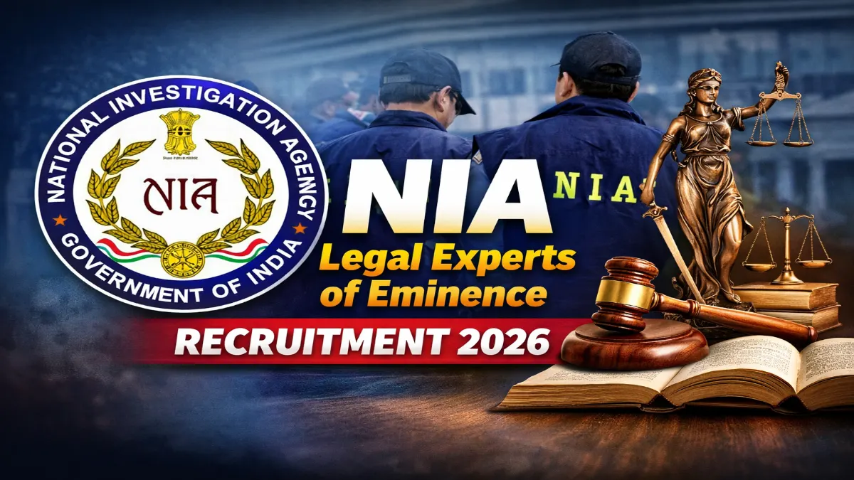 NIA Legal Experts of Eminence Jobs