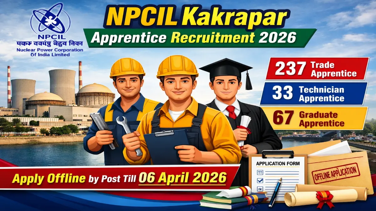 NPCIL Kakrapar Apprentice Vacancy 2026