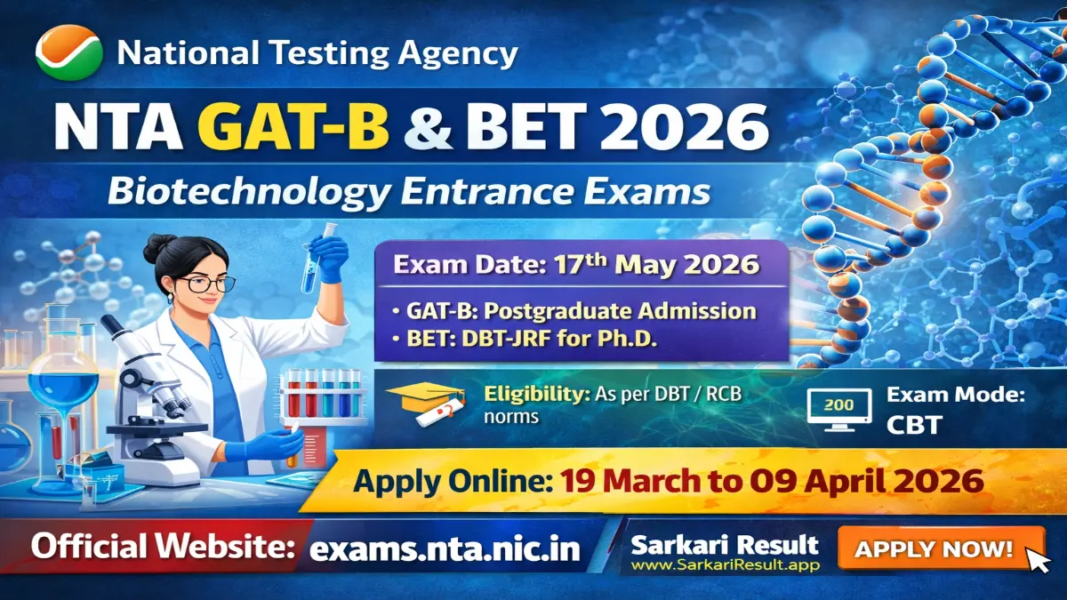 NTA GAT-B & BET 2026