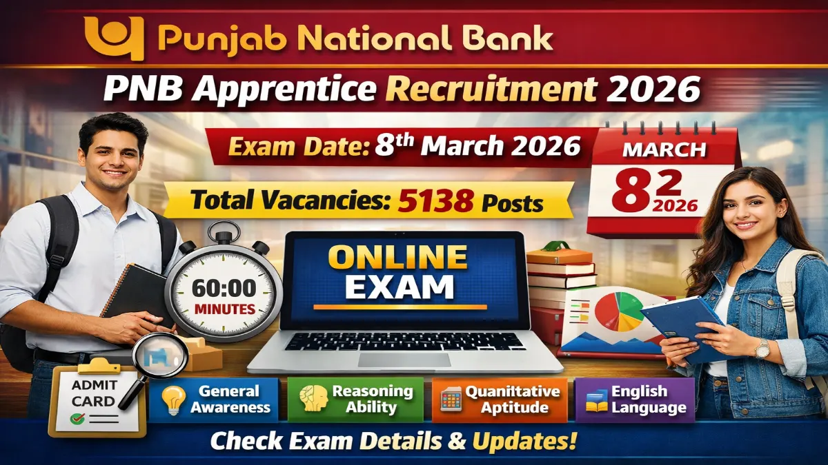 PNB Apprentice Exam Date 2026 Out Download Exam Schedule 3 PNB Apprentice Exam Date 2026 Check