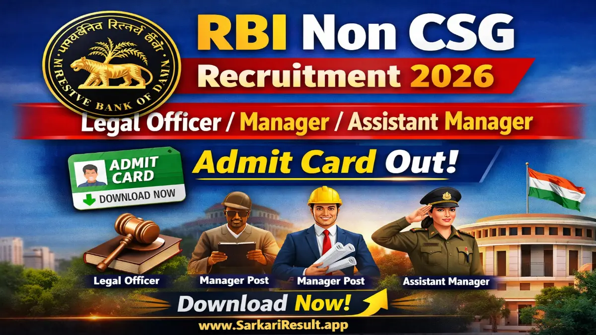 RBI Non CSG Various Post Admit Card 2026 Out For 21 Posts Download Here 3 RBI Non CSG Various Post Admit Card 2026