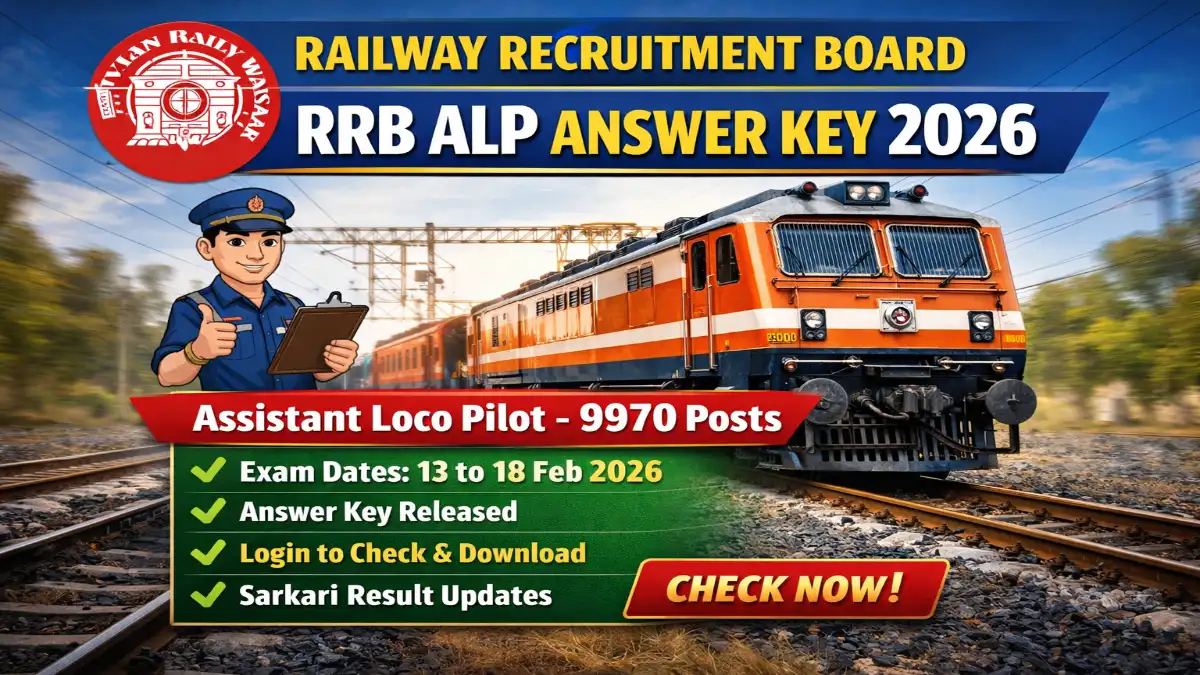 RRB ALP Answer Key 2026
